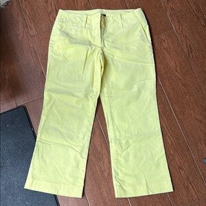 Theory Lemon Yellow Women's Capris